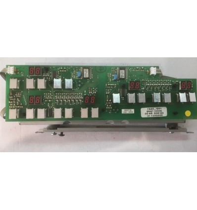 Carte clavier table induction