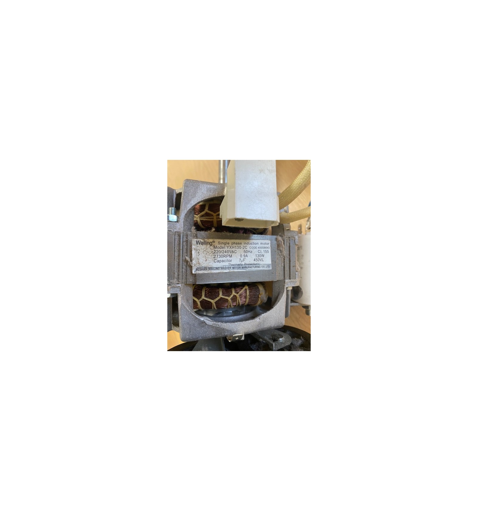 Moteur électrique Pour Sèche-linge – Pièce Détachée Occasion – Fonctionnel