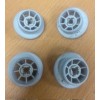 Lot roulette panier inférieur lave vaisselle