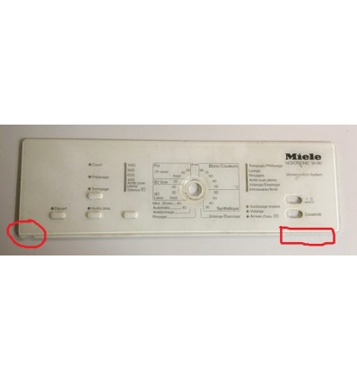 Bandeau pour lave linge